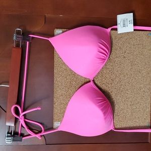 Op NWT XL bright pink bikini top ONLY